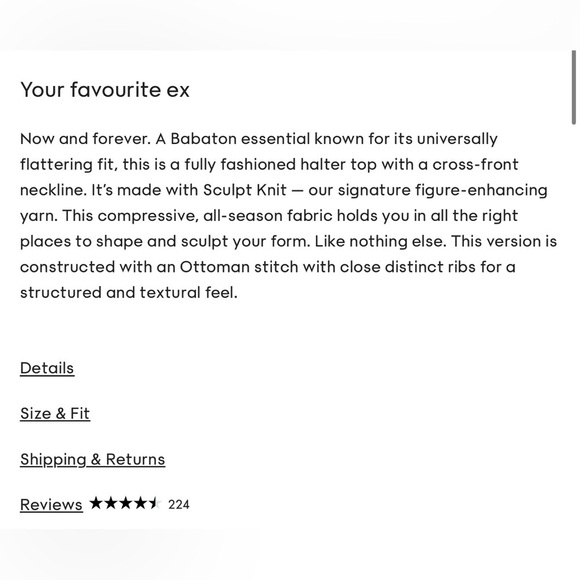 Like new! Babaton Sculpt Knit Criss Cross Cropped Tank - Taupe - Picture 3 of 10